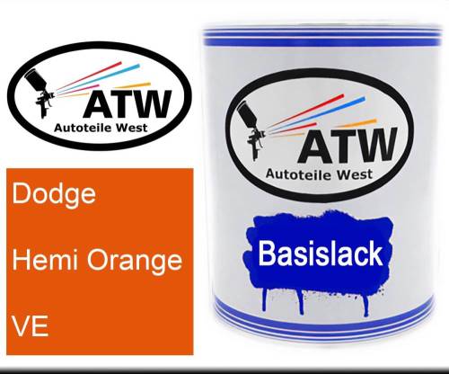 Dodge, Hemi Orange, VE: 1L Lackdose, von ATW Autoteile West.